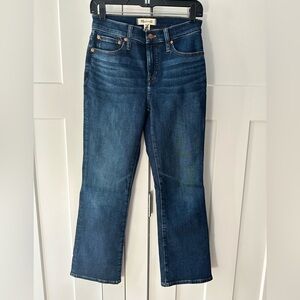 EUC Madewell kick out crop jeans 27